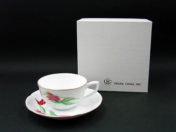 楽天市場】大倉陶園花言葉シリーズ「チューリップ」カップ＆ソーサー