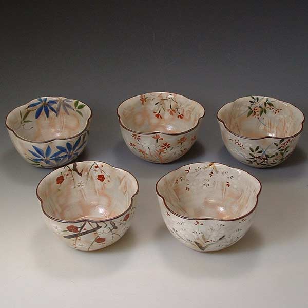 京焼 雲錦模様 手鉢 (お菓子器) 茶道具 2025年最新】雲錦菓子鉢