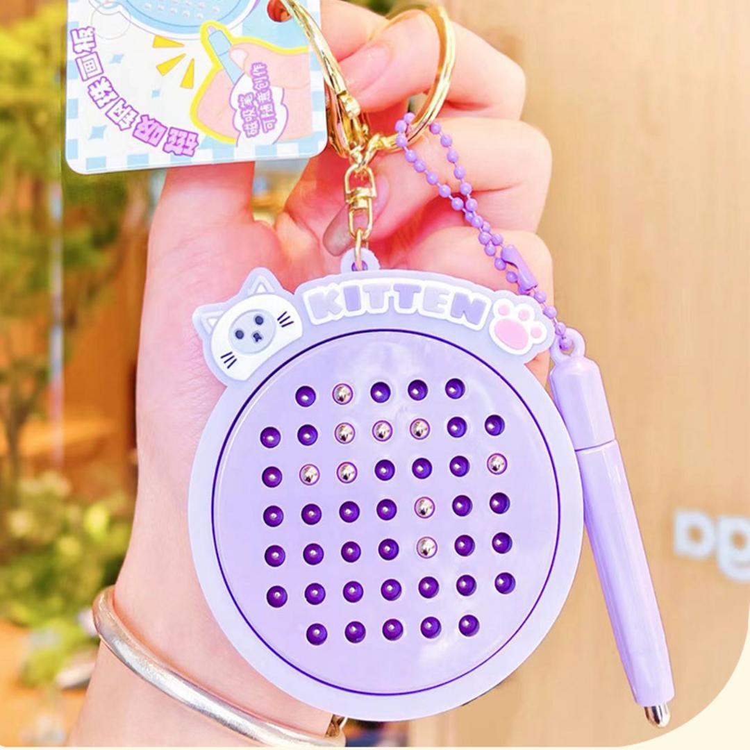 楽天市場】マグタブ キーホルダー にゃんこ お絵かきボード 持ち運び