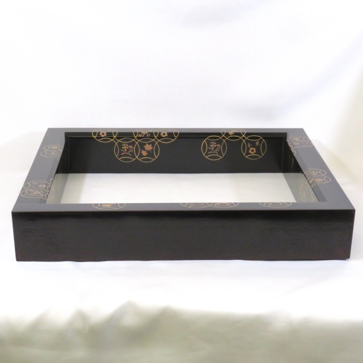 楽天市場】【一月の特売品】塗師 西條一斎作 四季七宝蒔絵 炉縁 木製