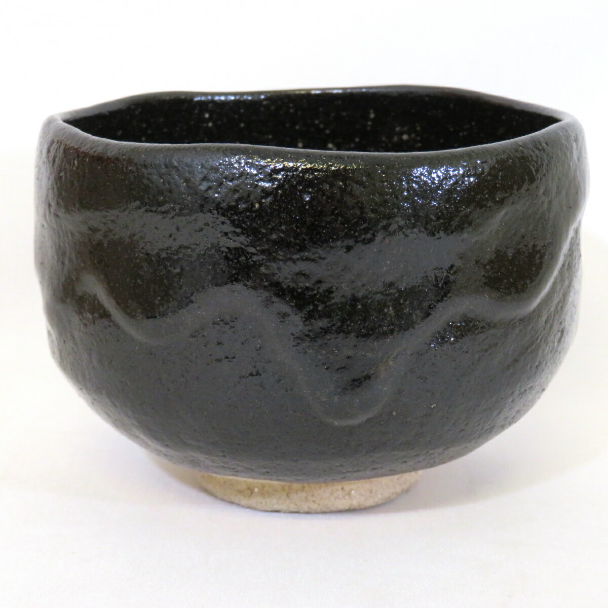 楽天市場】【年末特売品】園部玄哉作 黒茶碗 幕釉 黒楽 茶道具 【中古