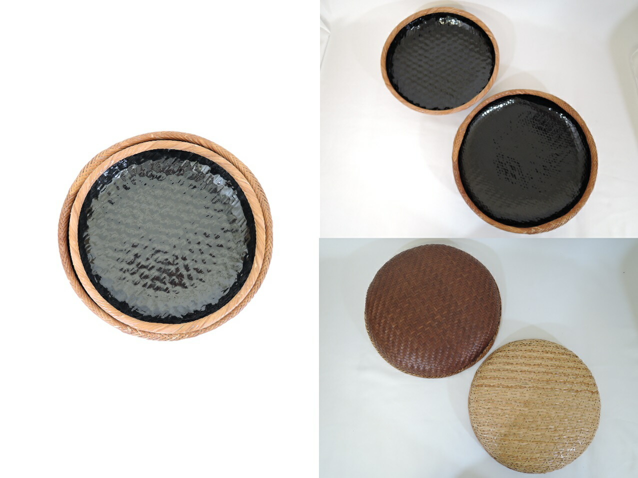 送料込【逢絢亭】茶道具 炭斗 伏見篭 炉用 木製 石田竹美斎 共箱入り