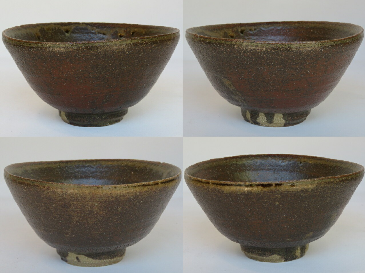 共箱付 名品 企救焼 清水窯 初代 熊谷光峯作 花瓶 壺 土味と梅文様の