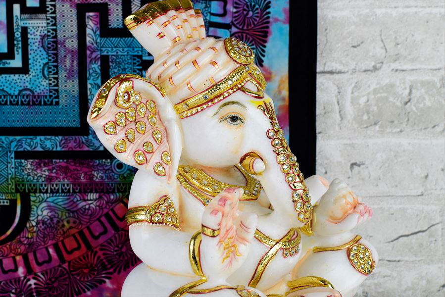 楽天市場】ガネーシャ 置物 ◇豪華絢爛・特級品◇最高級エクストラ