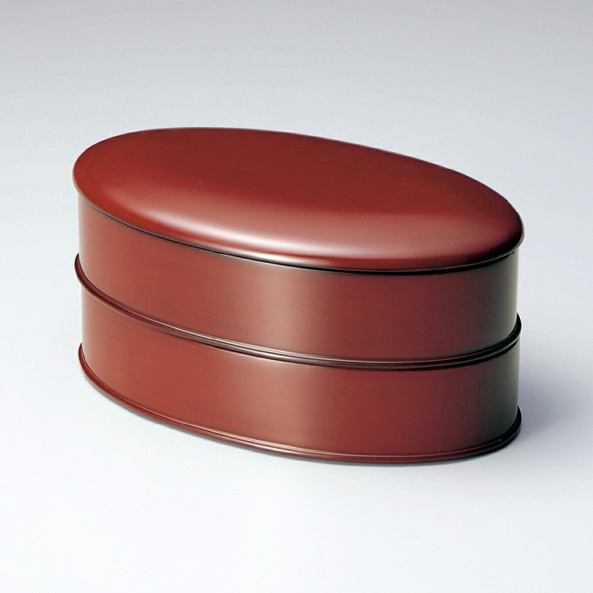 楽天市場】小判二段重（根来）重箱 日本製 来客 艶 上品 器 漆器 木