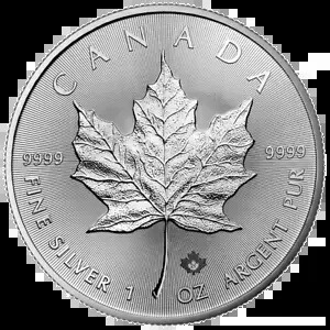 カナダ メイプルリーフ銀貨2021年 1オンス メイプルリーフ 銀貨 2021