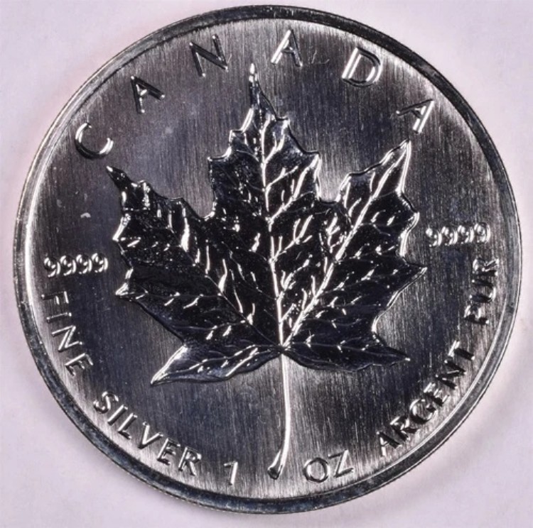 保証】PCGS カナダメープルリーフ 銀貨1オンス9999 銀貨 1オンス