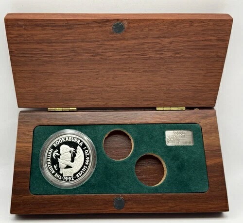 1992年 オーストラリア 1オンス 1ドル銀貨 プルーフ クッカバラコイン