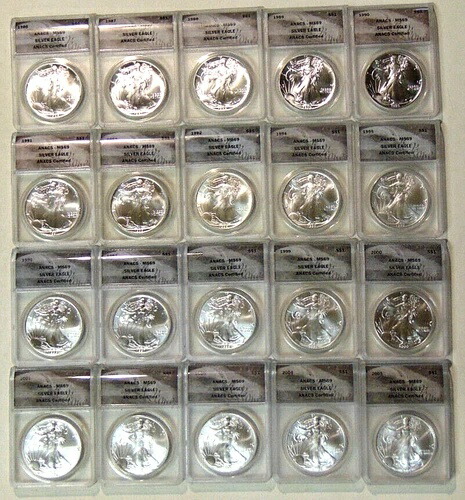 アメリカン・シルバー・イーグル 1986年 4枚セット アメリカン