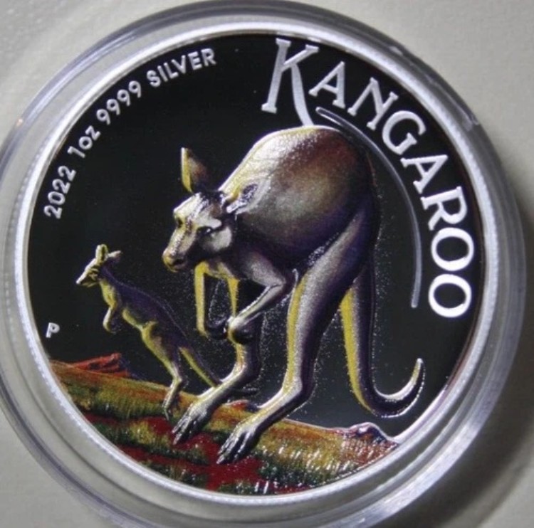 カンガルー銀貨 1ドル 1オンス オーストラリア カンガルー1ドル銀貨