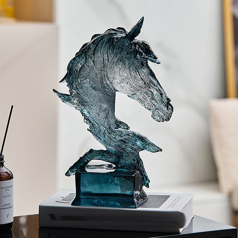 楽天市場】馬の頭の置物 馬の彫像 動物の彫刻 馬首 北欧風 おしゃれ