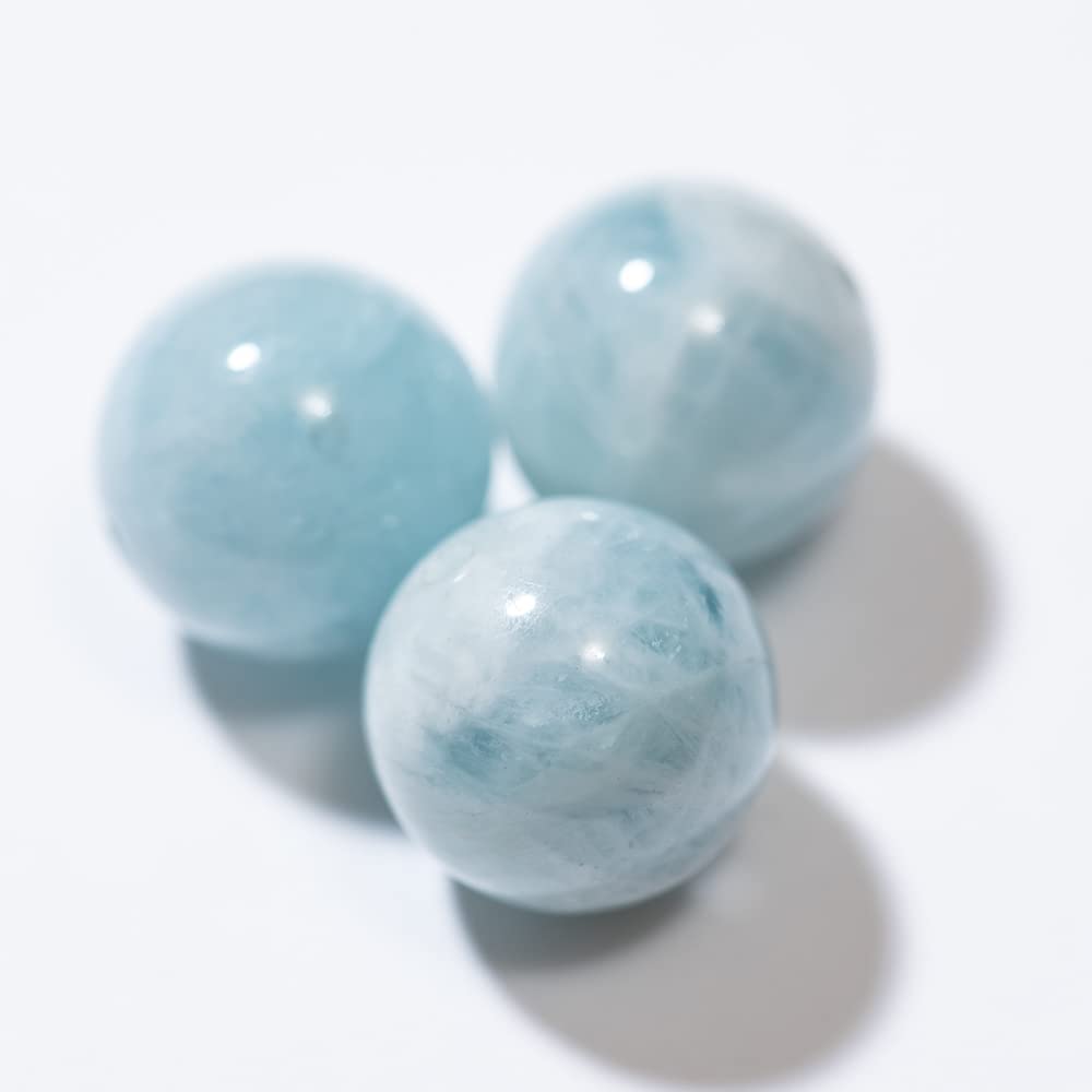 楽天市場】【国内検品済み】天然石 AAA アクアマリン 藍玉 10mm 3粒 S