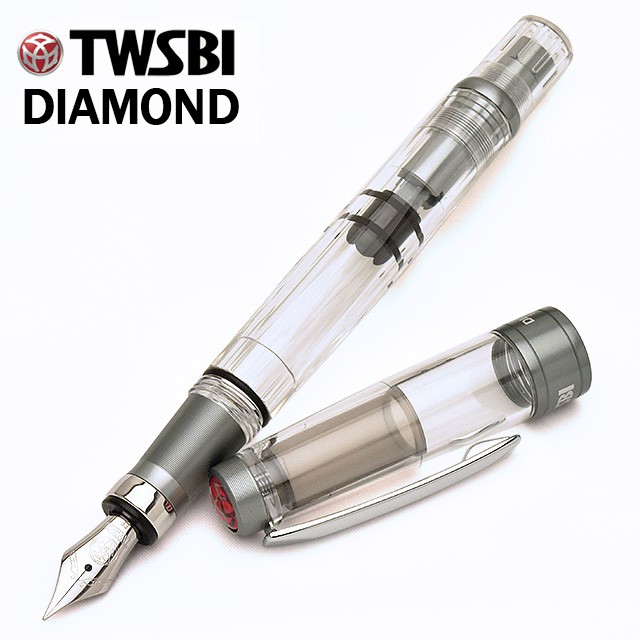 希少・国旗天冠モデル】TWSBI DIAMOND 580 RB 細字(F) twsbi 万年筆