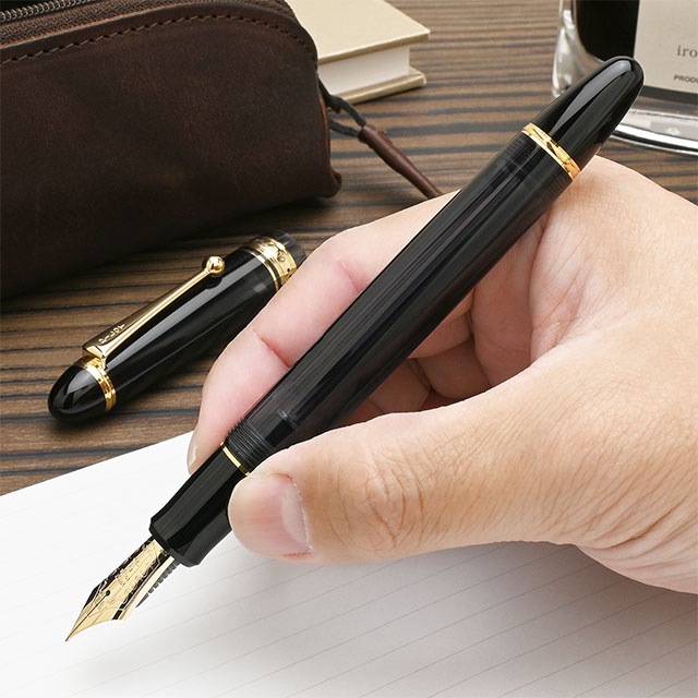 楽天市場】パイロット 万年筆 カスタム823 FKK-3MRP-TB 透明ブラック