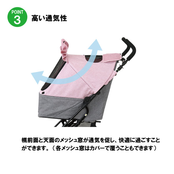 楽天市場】ペット用キャリーカート【コムペット】 ワイワイコンパクト