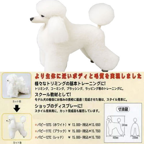 楽天市場】グルーミングレッスンドッグ パピー107S（ホワイト