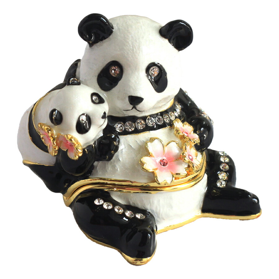 楽天市場】【正規品】 パンダ＆ベビー 桜 さくら ジュエリーボックス