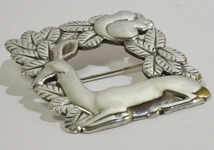 美品 ブローチ♯318 鹿とリス デンマーク製 楽天市場】ジョージ