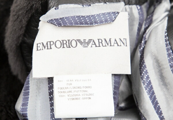 楽天市場】【中古】 エンポリオアルマーニEMPORIO ARMANI リアルファー