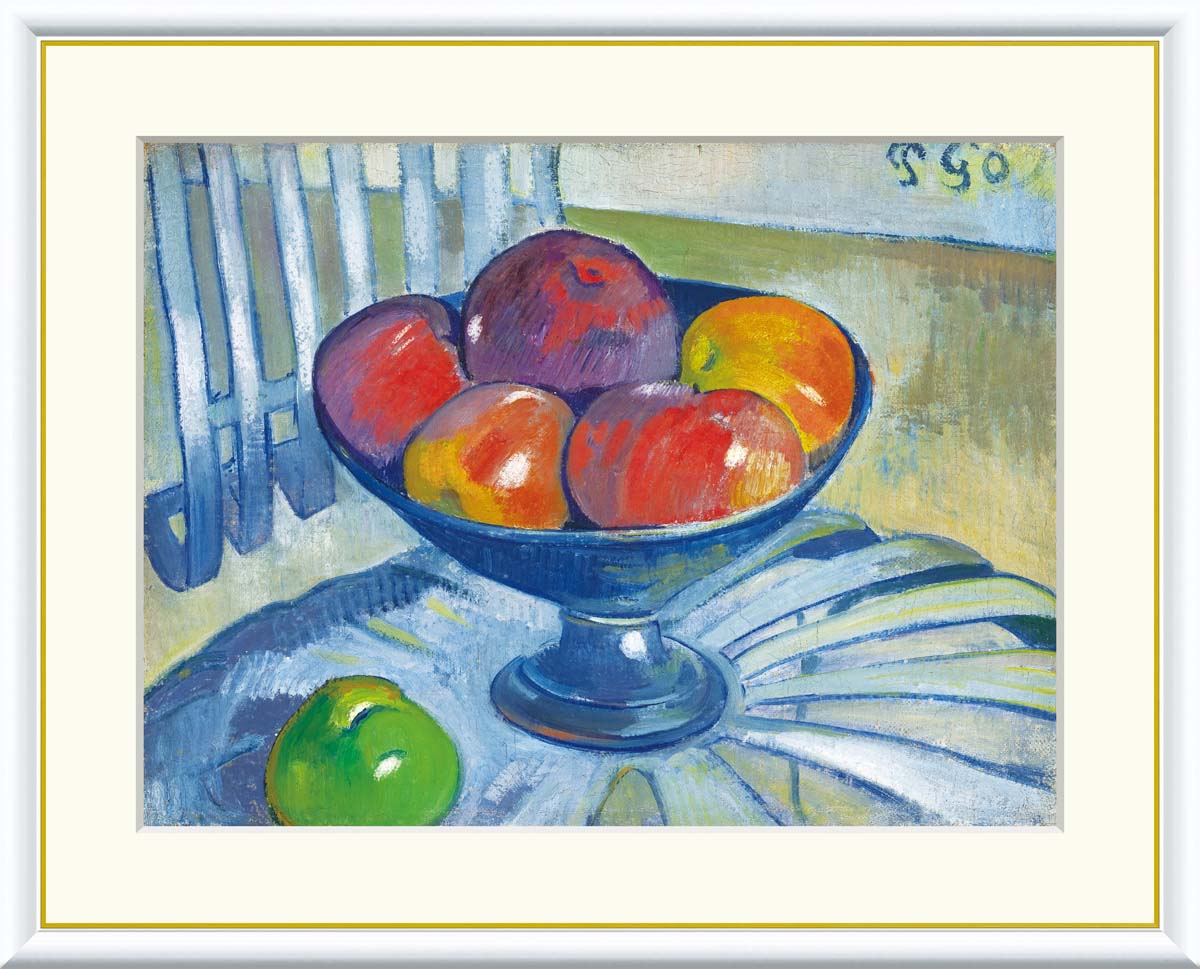 油絵 菅家令子 絵画インテリア 額付(黒) F4-110502 静物 フルーツ 油絵