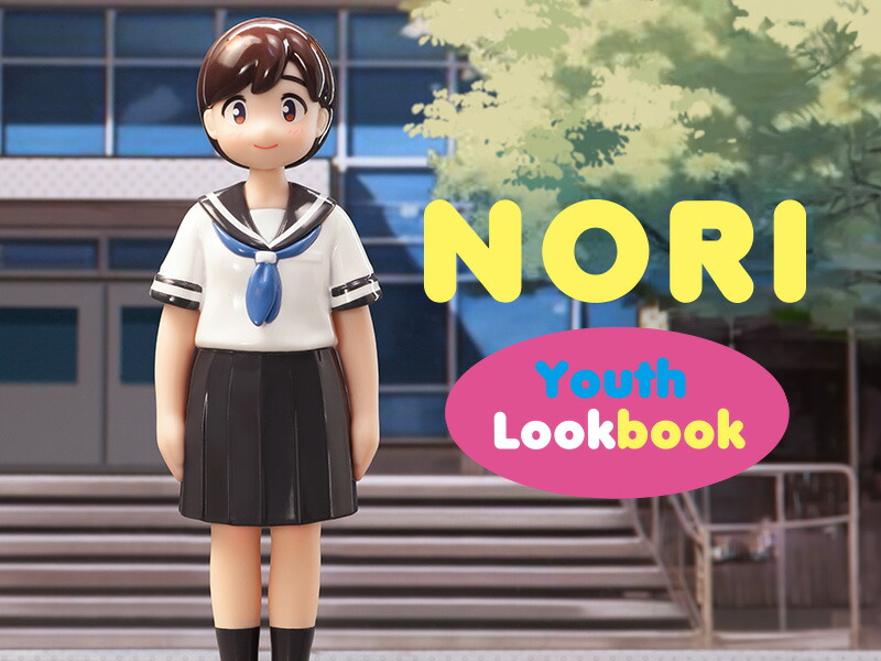 楽天市場】JUST A GIRL NORI Youth Lookbook シリーズ【ピース】 : POP