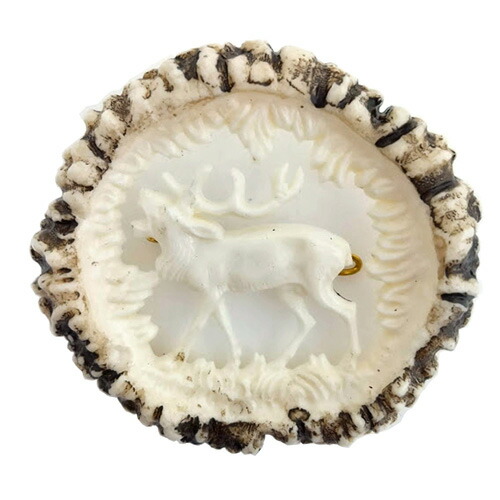 CHANEL 動物 モチーフ ブローチ 鹿 ピンク コサージュ 小物 春 夏