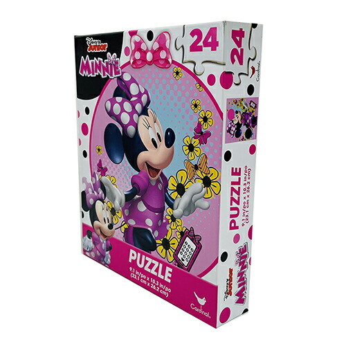 楽天市場】ミニー パズル 24ピース ( 縦図案/イエローフラワー) 15371a