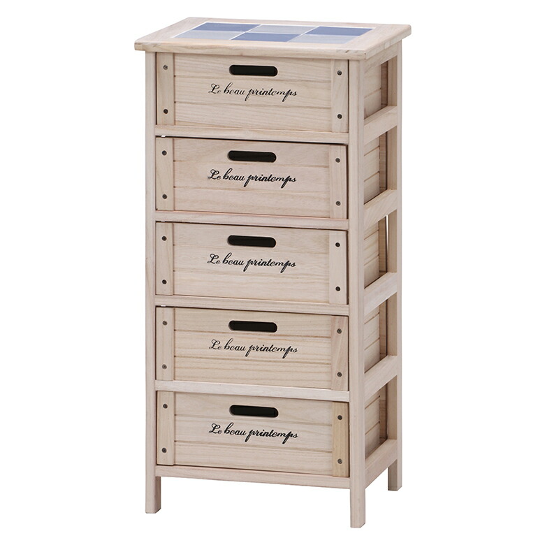 楽天市場】チェスト 5段 木製の通販