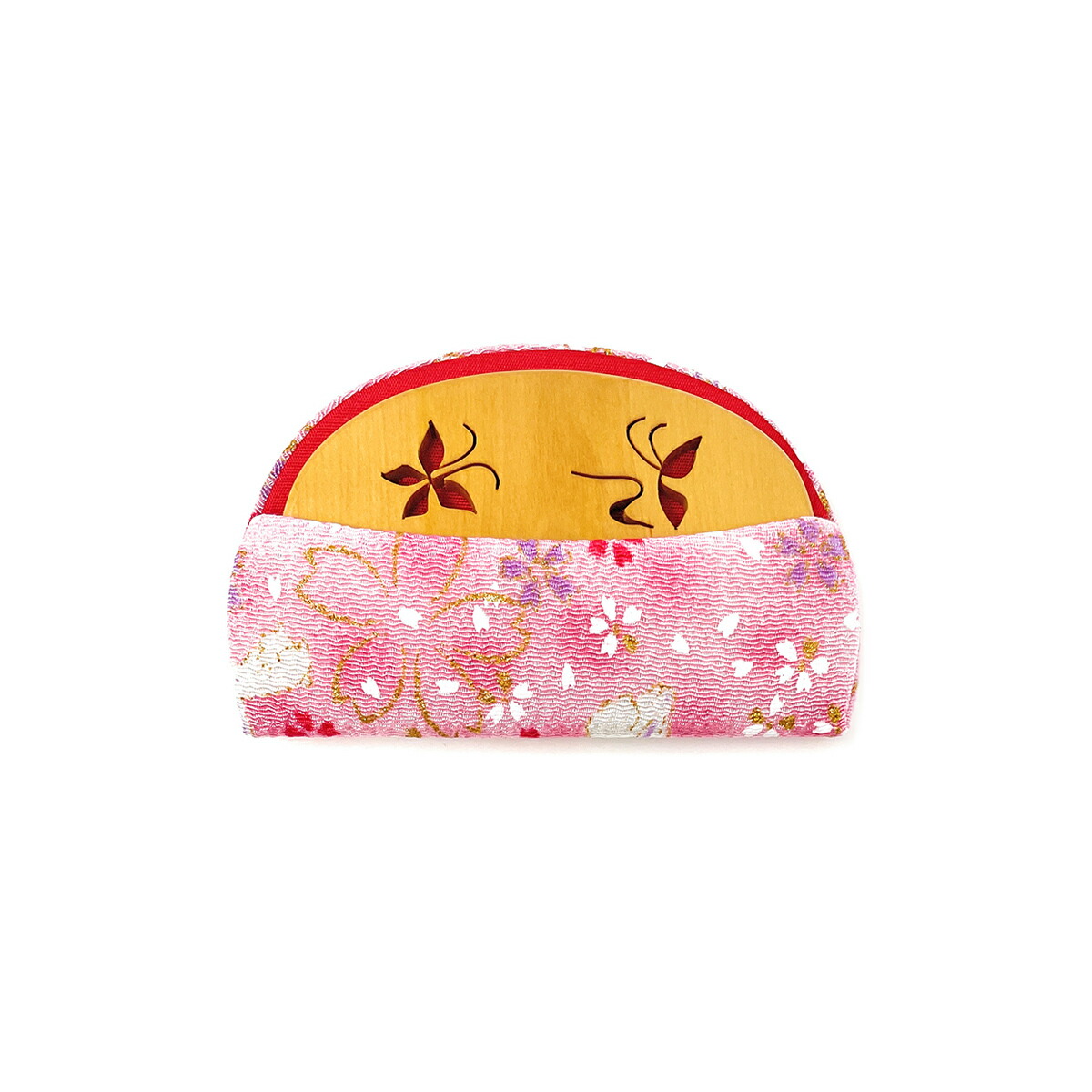 楽天市場】本つげ 上質仕上げ 半月（大） 蝶の透かし彫り とかし櫛