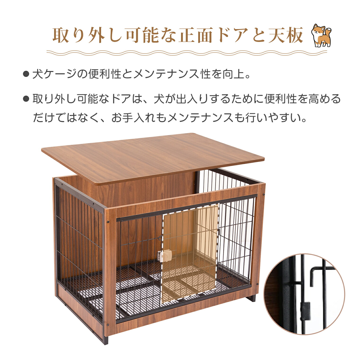 楽天市場】【2/10まで・先着20％OFFクーポン！！】犬 ケージ 屋根付き