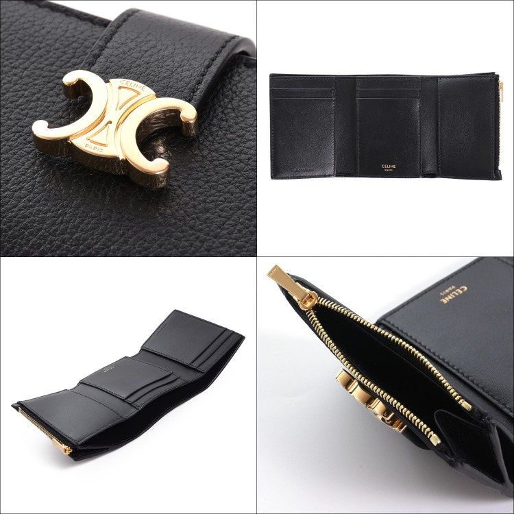 CELINE スモール ストラップ ウォレット 財布 トレンチプードル 楽天