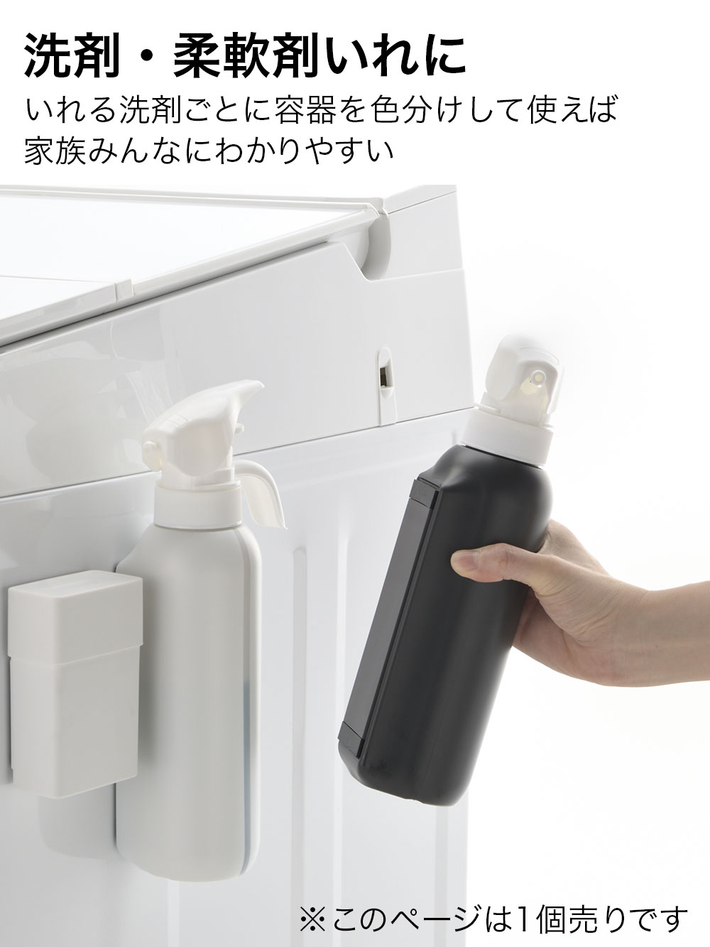 楽天市場】リッチェル hover（ホバー） マグネット液体洗剤ボトル