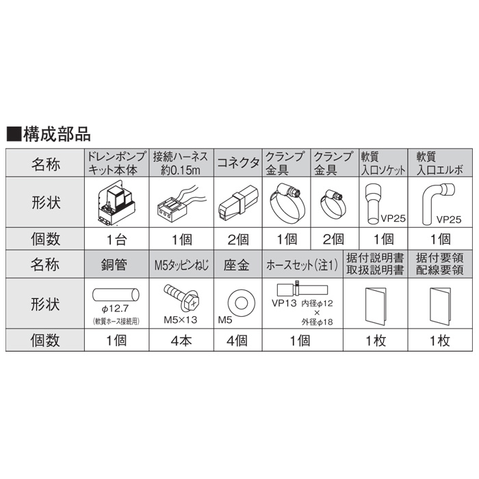 楽天市場】(LINEクーポン有)オーケー器材 K-DU352K ドレンポンプキット