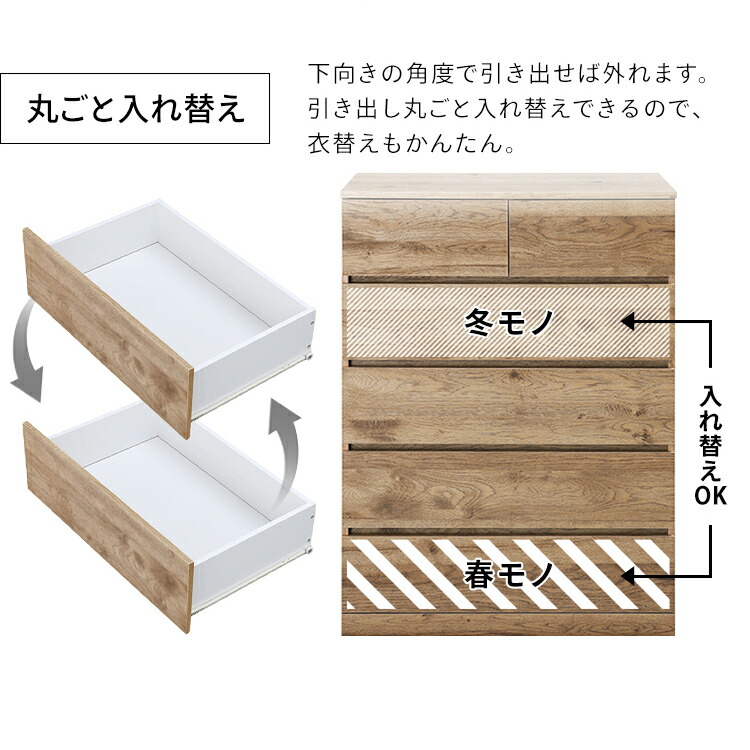 楽天市場】【組立設置対象】ウッドチェスト ハイタイプ チェスト
