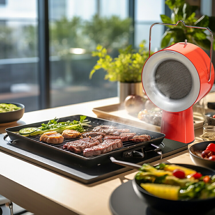 楽天市場】エアフード 卓上換気扇 持ち運べる換気扇 AirHood