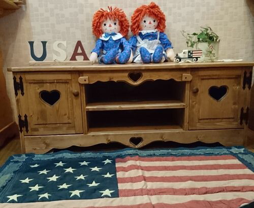 楽天市場】カントリーテレビボード W1100 RTE-14テレビ台 薄型テレビ