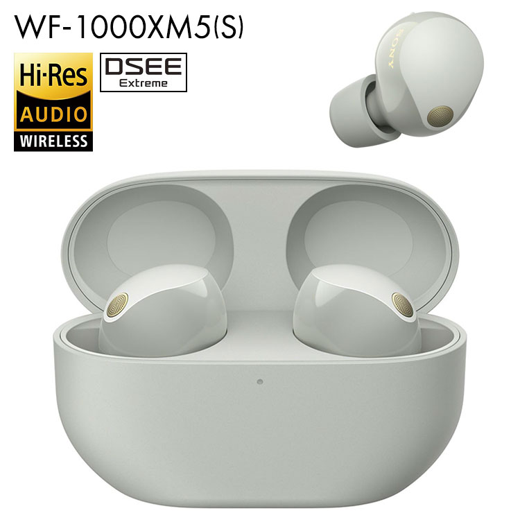 楽天市場】SONY ワイヤレスイヤホン ソニー WF-1000XM5(S) プラチナ