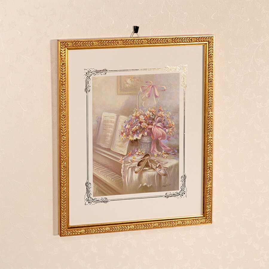 油彩画家 ウィルム ヘンラート イタリア製 絵画 額縁 輸入雑貨 複製画