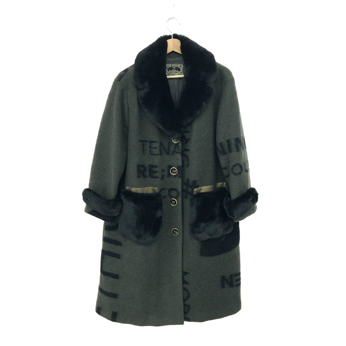 インポートロッサ】Rossa 黒 ファーコート、リバーシブル 【公式通販】