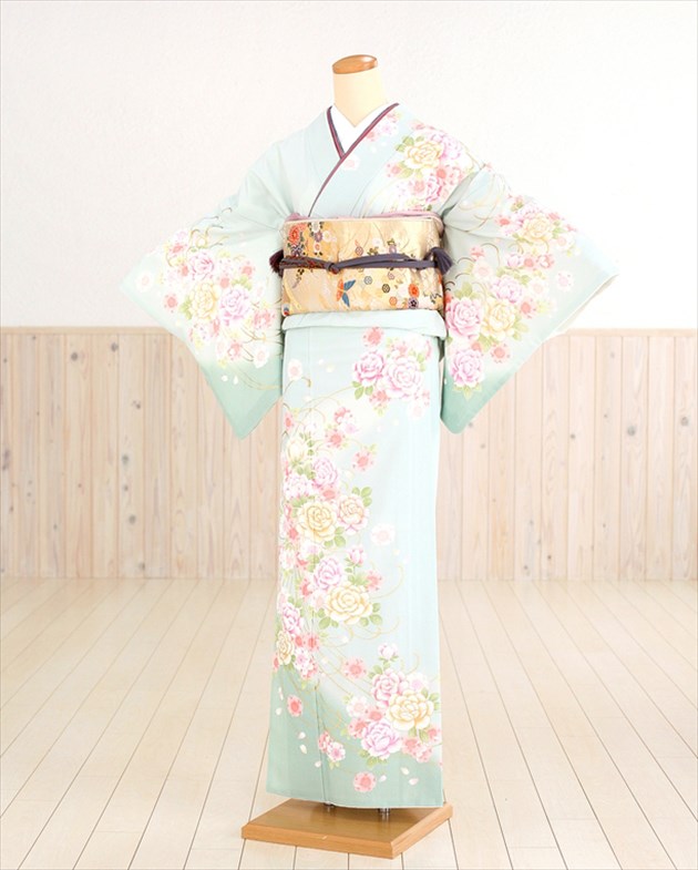 訪問着 単品 a196a 正絹 入学式 結婚式 七五三 お宮参り 訪問着 単品