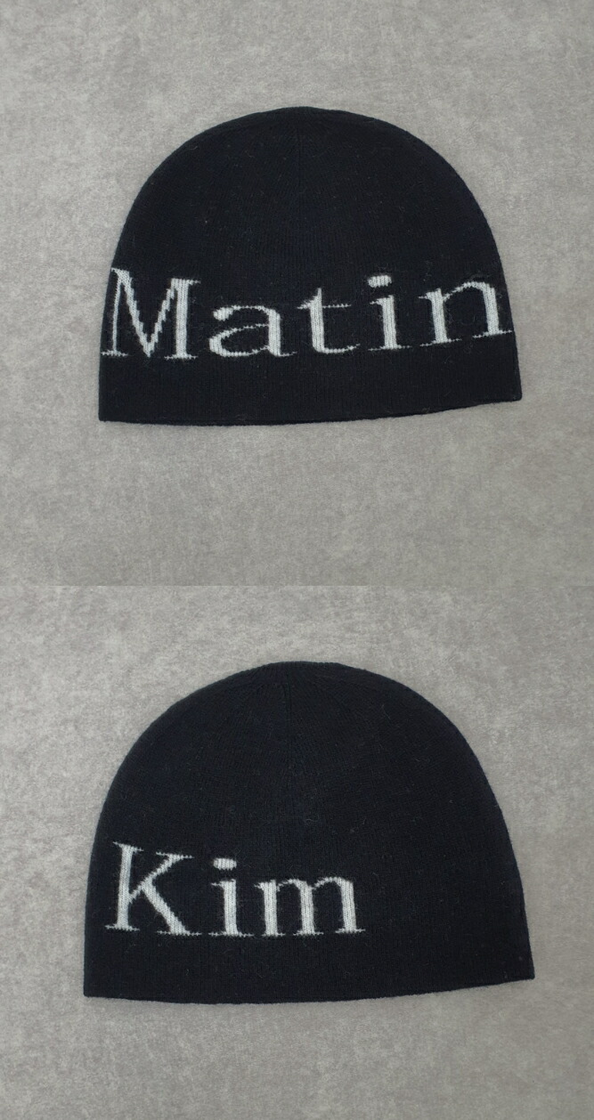 楽天市場】【正規品】MatinKim Logo Jacquard Short Beanie マーティン