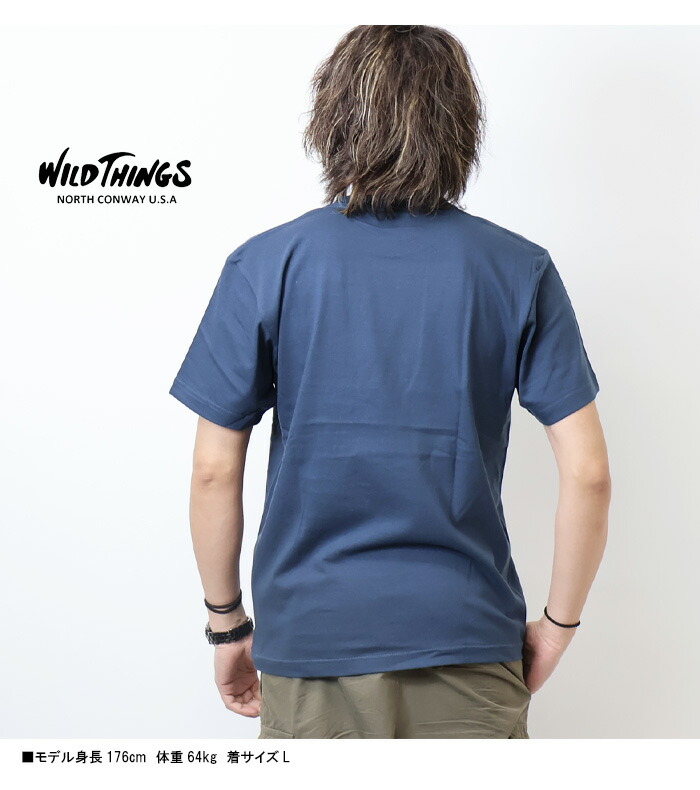 楽天市場】WILD THINGS ワイルドシングス ボックスロゴ プリント 半袖
