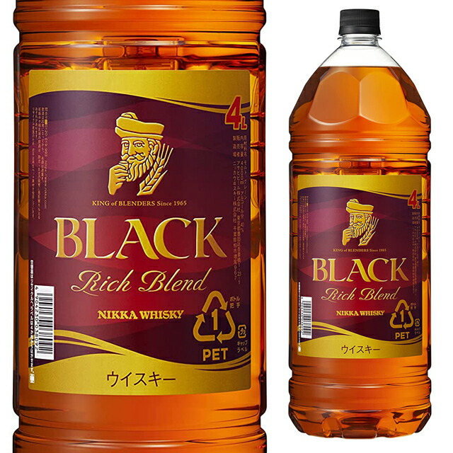 楽天市場】[大容量] ブラックニッカ リッチブレンド 4000ml 4L 箱なし
