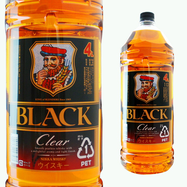 楽天市場】[大容量] ブラックニッカ クリアブレンド 4000ml 4L 箱なし