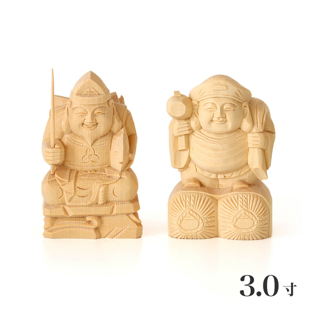 七福神 木製彫刻 木彫り 約90㎝ 七福神 木製彫刻 木彫り 約90㎝