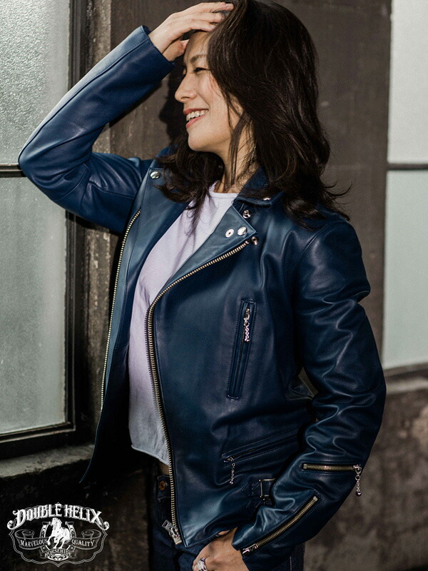 楽天市場】ダブル ヘリックス Double Helix ライダースジャケット