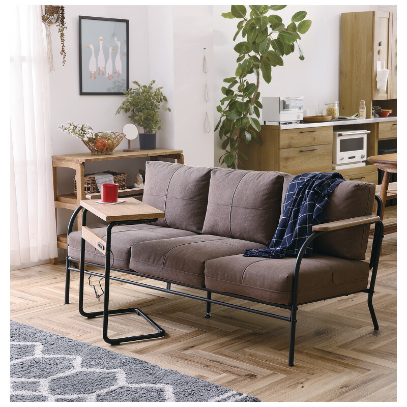 楽天市場】【公式】サイドテーブル 幅53cm 完成品ナイトテーブル