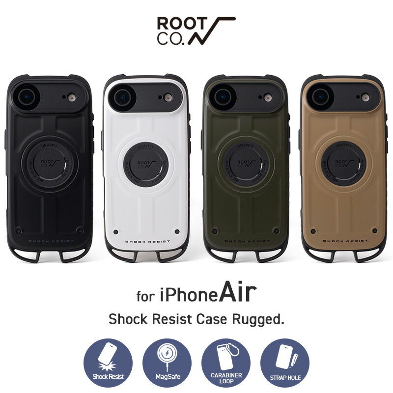 楽天市場】【ROOT CO.】[iPhoneAir専用]GRAVITY Shock Resist Case