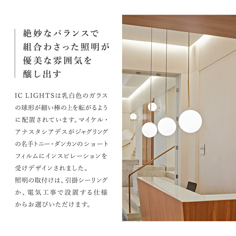 楽天市場】FLOS フロス ペンダント ライト 照明 IC LIGHTS S1 【ダクト