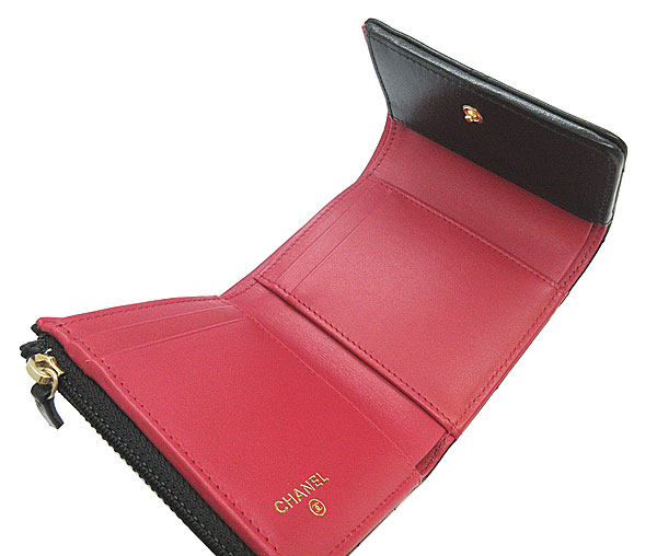 楽天市場】≪Brand new≫ CHANEL 19 Small flap walette mini Black